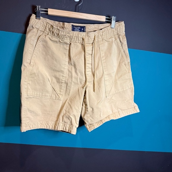 Abercrombie & Fitch Tan Cargo Shorts Lightweight Comfort - Picture 2 of 9